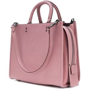 COACH 1941 Mixed Leather Rogue Bag Dusty Rose NWT